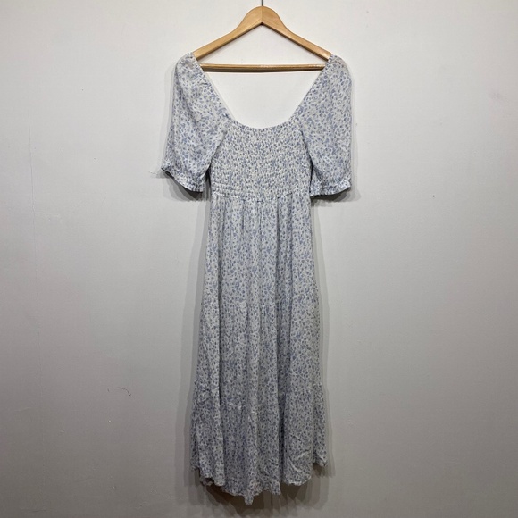 Abercrombie & Fitch Blue and White Floral Maxi Dress - Picture 5 of 5